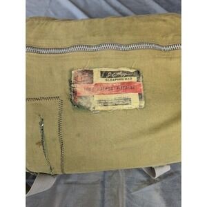 JC Higgins Sleeping Bag Sears Robuck Duffel Bag Vintage 50s 60s Camping‎ Heavy